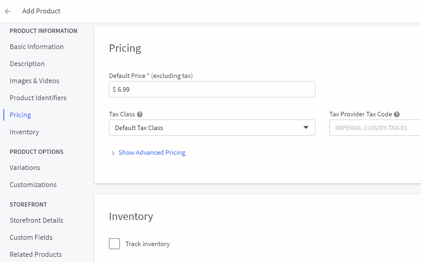 Using Sale Pricing